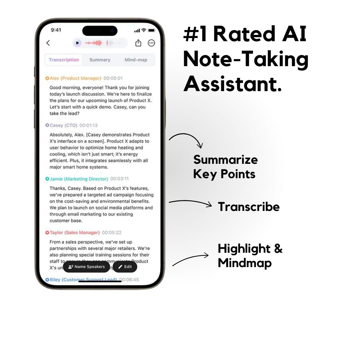 FloNote™ - #1 AI Note Taking Assistant