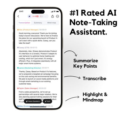 FloNote™ - #1 AI Note Taking Assistant