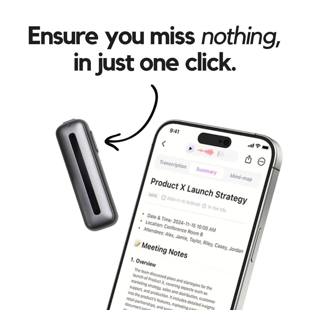 FloPod™ - The #1 Wearable AI Notetaker